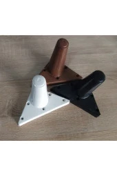 Kaliteli Sağlam Şık Lüks Koltuk Kanepe Dolap Mobilya Ayak Sena Model 12 Cm Ceviz Renk 4 Adet thumbnail 2