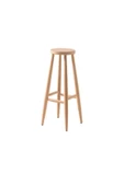 Onehome Ahşap Tabure Ham 28x70 Cm - 1