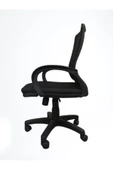 Arj I Office Furniture & Desing Siyah Fileli Büro Şef Sekreter Çalışma Koltuğu Bilgisayar Sandalyesi 001 - 2