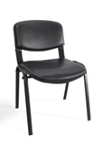 Arj Office Furniture Desing Siyah Ofis Büro Bekleme Misafir Form Koltuğu Sandalyesi 2li - 4
