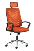 SERS MOBİLYA Panorama Yönetici Ofis Çalışma Sandalyesi-turuncu Krom Ayak Başlıklı thumbnail 2