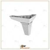 Mobilya Ayağı Kirli Beyaz Koltuk Kanepe Baza Chester Oturma Grubu Ayağı 1 Adet Robot Süpürge Uygun thumbnail 2