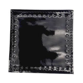 Angel Çanta Aksesuar 10x10 cm Kare Rugan Deri Siyah Renk 1 Adet thumbnail 5