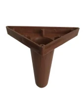 Bella Lükens Ayak Mobilya Koltuk Çekyat Ayağı 12 cm Ceviz Kanepe Baza 1 Adet - 2