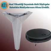 Mobilya Kanepe Çekyat Sehpa TV Ünitesi Baza Koltuk Ayağı Çekyat Renk Saten Eskitme 12 cm Ayak thumbnail 7