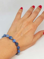 Mavi Aventurin Taşı Tasarım Bileklik (47120) thumbnail 1