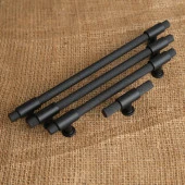 Punch Kulp Mobilya Dolap Mutfak Çekmece Kulbu Mat Siyah 192 mm 1 Adet thumbnail 1