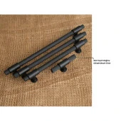 Punch Kulp Mobilya Dolap Mutfak Çekmece Kulbu Mat Siyah Düğme 1 Adet thumbnail 2