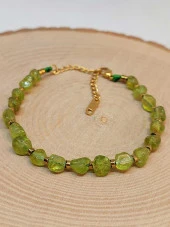 Peridot (Zebercet) Taşı Tasarım Bileklik (47122) thumbnail 3