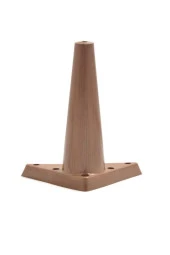 Sena Plastik Ayak Baza Ayağı Koltuk - Kanepe Ayağı Puf-tv Ünitesi Ayağı 4 Adet 20 Cm Ceviz Renk thumbnail 1