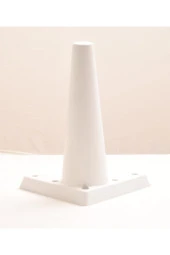 Sena Plastik Ayak Baza Ayağı Koltuk 4 Adet Kanepe Ayağı Puf-tv Ünitesi Ayağı  20 Cm Beyaz Renk thumbnail 1