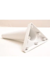 Sena Plastik Ayak Baza Ayağı Koltuk 4 Adet Kanepe Ayağı Puf-tv Ünitesi Ayağı  20 Cm Beyaz Renk thumbnail 4