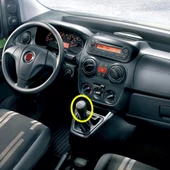 Fiat Fiorino 2008-2023 Vites Topuzu Siyah 5 İleri Manuel - 1