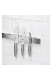 Kungsfors Paslanmaz Çelik Mıknatıslı Bıçaklık MeridyenDukkan 56 cm Bıçak Düzenleyici thumbnail 1