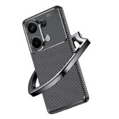 Vendas Xiaomi Redmi Note 13 Pro 4G Kılıf Zore Negro Silikon Kapak + Cam Ekran Koruyucu - 3