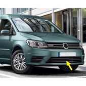 VW Caddy 2016-2020 Ön Tampon Alt Izgara Siyah Tip Kromsuz 2K5853677 thumbnail 1