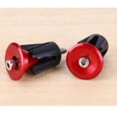 İmpact Alüminyum Vidalı Bisiklet Gidon Tıpası - HD-B11 Kırmızı thumbnail 4