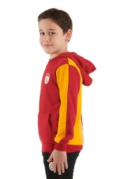 Galatasaray Orijinal Metin Oktay Kapüşonlu Çocuk Sweat Hediyelik Ahşap Kutulu - 6