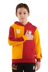 Galatasaray Orijinal Metin Oktay Kapüşonlu Çocuk Sweat Hediyelik Ahşap Kutulu thumbnail 2