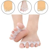 5 Parmak Ayıran Geçmeli Makara Beyaz Renk thumbnail 3