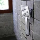 Duş Seti Fişkiye Spiral Banyo Duş Başlığı Set Fiskiyesi Telefonu Kare Klasik Başlık Fiskiye Metal Hortum - 4