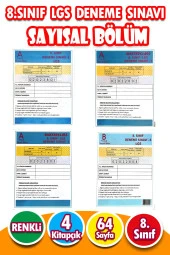 8.Sınıf LGS Deneme Sınavı - Sayısal Bölüm - 4 Kitapcık - 1