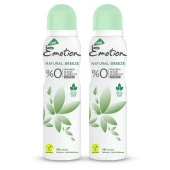 Emotion Natural Breeze 2'li Kadın Deodorant 2 x 150 ml thumbnail 1