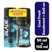 Blade Cool Fresh Deodorant 150 Ml + 50 Ml Roll On Avantajlı Paket - 1