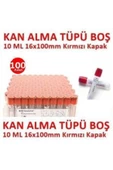 100 Adet Kan Alma Tüpü, Kırmızı Kapak, Serum Tüpü 10ml 16x100mm, Bd Vacutainer - 1