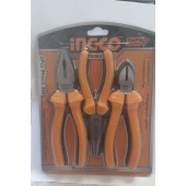 İngco HKPS08311-3'LÜ Set Pense-Yan Keski-Kargaburun Pense - 1