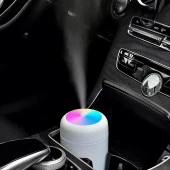 Babikamium Hava Nemlendirme Siyah-Füme Humidifier Buhar Makinası Ortam Oda Araba Araç Nemlendirici Işıklı Hava Makinesi - 5