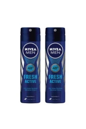 Nivea Men Fresh Active Deodorant Sprey 150 ml 2'li - 1