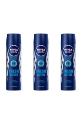 Nivea Men Fresh Active 150 ml Deodorant 3'lü Paket - 1