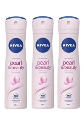 Nivea Woman Anti-perspirant Pearl & Beauty 48h Hızlı Kuruma Kadın Deodorant X 3 Adet - 1
