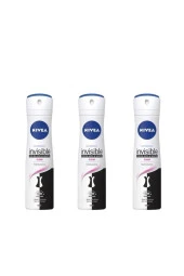 Nivea Invisible Black And White Clear Kadın Deodorant 150 Ml (3 Adet) - 1