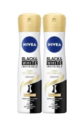 Nivea Deodorant 150 ml Kadın Invisible Black&white Ipeksi x2 Avantajlı Paket - 1