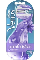 Gillette Venüs Comfort Glide Breeze Traş Bıçağı 1 Makine 2 Yedek Başlık - 1