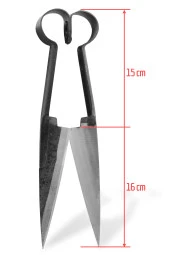 Koyun Kırkma Makası Dövme Çelik Yün Kesme Kırpma Makası 31 cm - 2