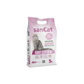 Sancat Bebek Pudra Kokulu 5 Lt Kedi Kumu, Açık Kedi Tuvaleti, Koku Giderici Toz - 3