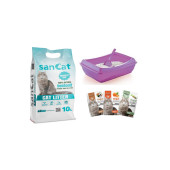 Sancat Marsilya Sabun Kokulu 10 Lt Kedi Kumu, Açık Kedi Tuvaleti, Koku Giderici Toz - 1