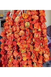 50 Adet Kurutulmuş Acı Antep Dolmalık Biber Yeni Mahsül Doğal Köy Biberi Orta Boy Kuru Dolmalık Bibe thumbnail 2