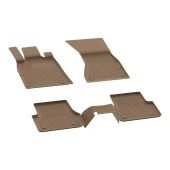 AUDI A6 2011-2018 Uyumlu Sahler Araca Özel Bej 4.5D Havuzlu Oto Paspas - AUDI A6 thumbnail 1