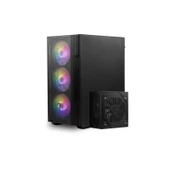 MSI MAG FORGE M100A D60 AKRİLİK YAN PANEL 3X120MM 1X120MM ARGB FAN 600W 80+ MATX GAMING KASA - 3