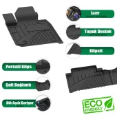 Kia Sorento Hybrid 2020+ Uyumlu Lux Seri Sahler Oto Paspas thumbnail 3