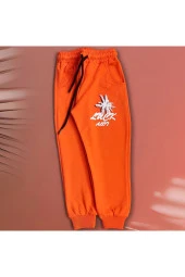 Luck Palmiye Desenli Turuncu Renk Erkek Çocuk Takım - 2