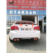 chevrolet cruze spoiler - fiber - boyasız thumbnail 2