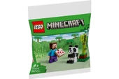 LEGO Minecraft 30672 Steve and Baby Panda - 1