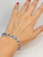 Akuamarin Taşı Tasarım Bileklik (47126) thumbnail 1