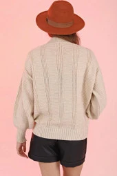 Hipatu Saç Örgü Hırka 01349 thumbnail 6