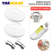 Yeni Nesil, Metal, Mıknatıslı Akıllı Elastik Bağcık, Kilitle-Bırak Ayakkabı Bağcığı, 1 Çift - 7